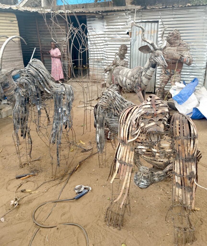 unfinished metal sculptors