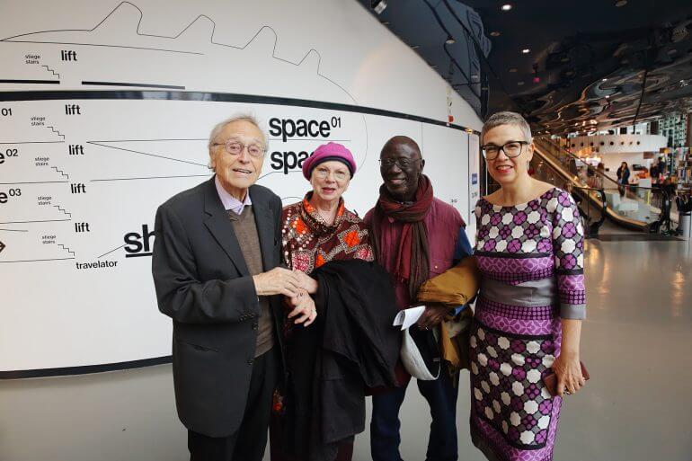 Alfred and Friederike Liyolo at Kunsthaus Graz