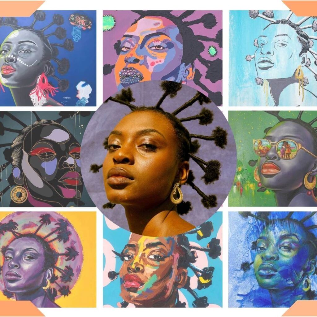 A woman face that has been copied in many paintings