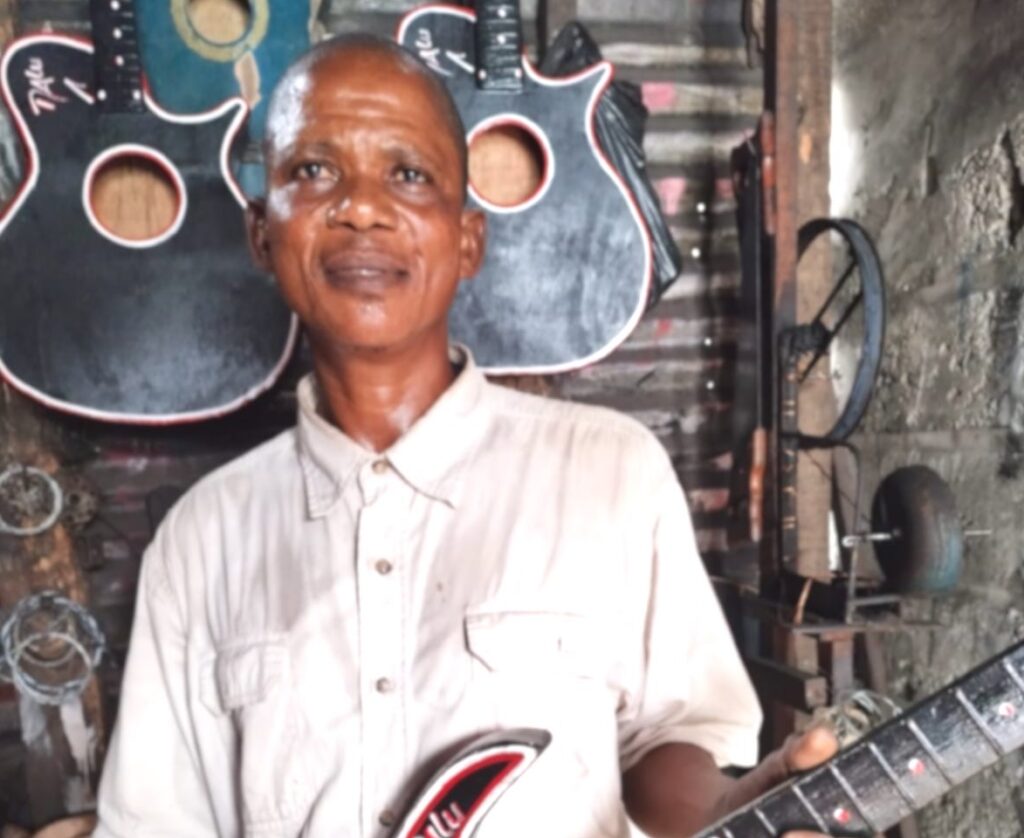 Kinshasa luthier Mangwala Misoko Mbuta