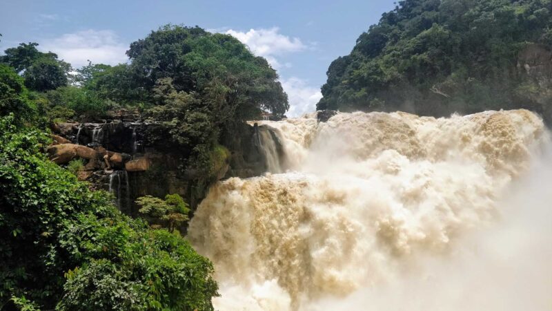 Zongo Falls. From inkisi River. Near to Kinshasa in the democratic republic of congo DRC